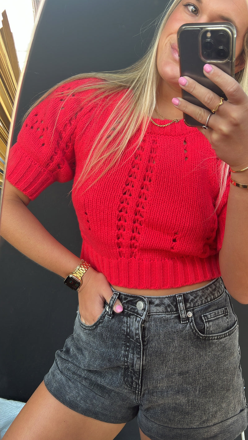 Red Apple Sweater