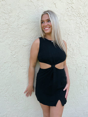 Black Sleek Vibe Dress