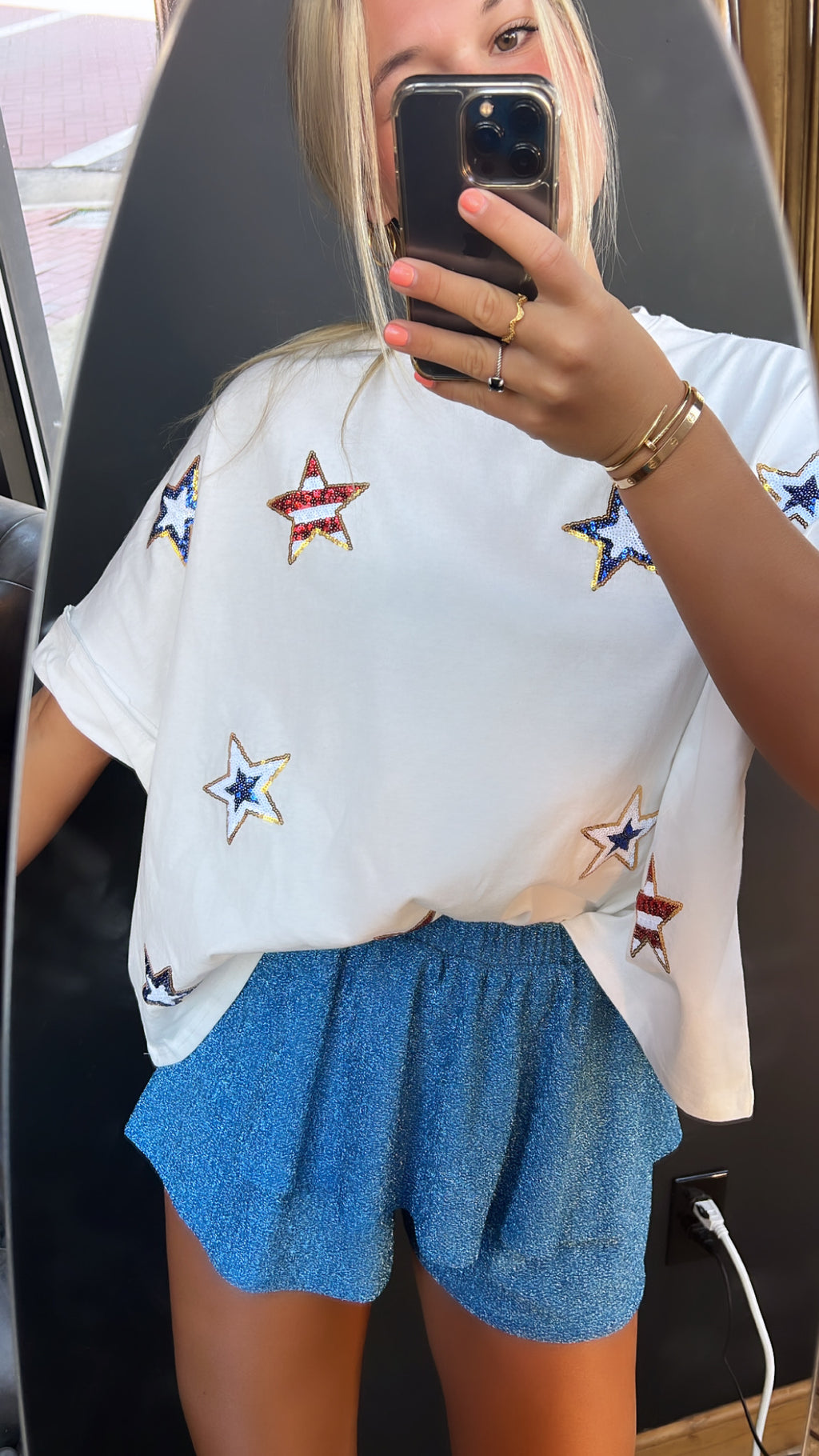 Star Patch Tee – True Boutique