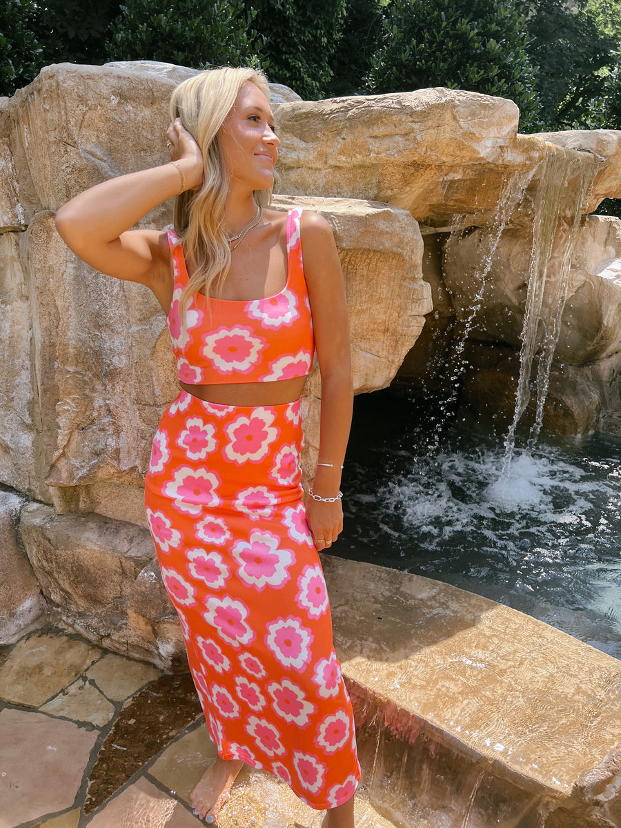 Hawaii Vibes Maxi Skirt (set)