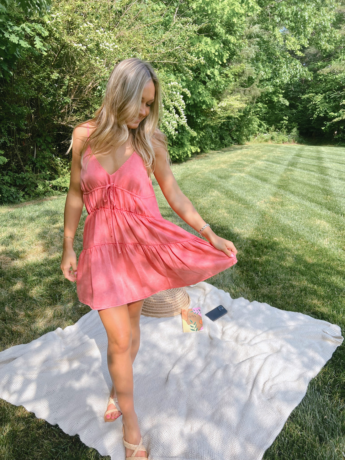 Blue Washed Causal Dress