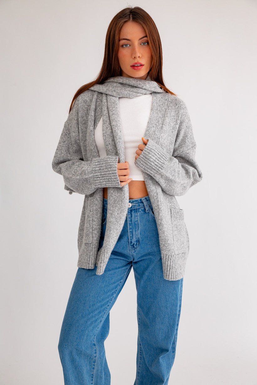 Grey Cardigan