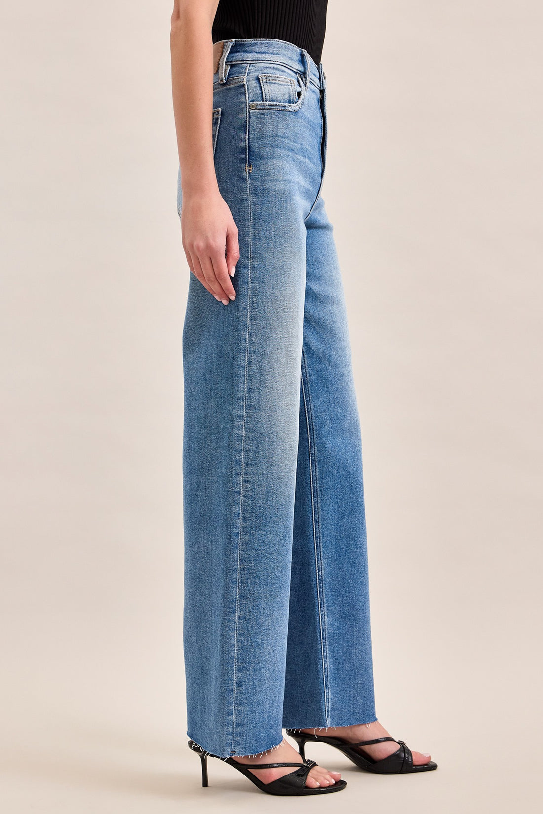 Logan - High Rise Dad Jean Hem Cut