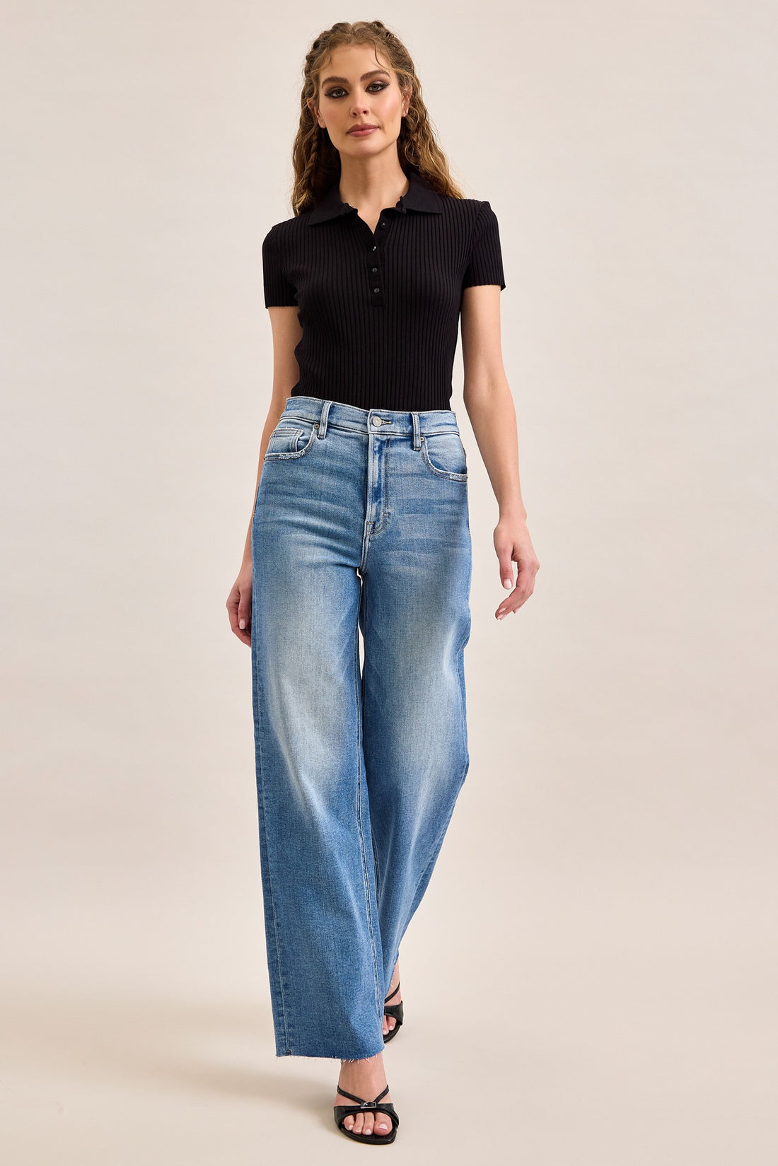 Logan - High Rise Dad Jean Hem Cut
