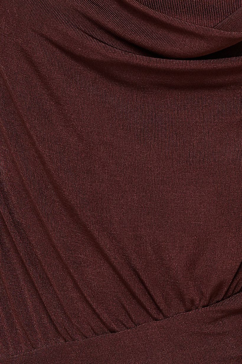 Chocolate Bodycon Midi Dress