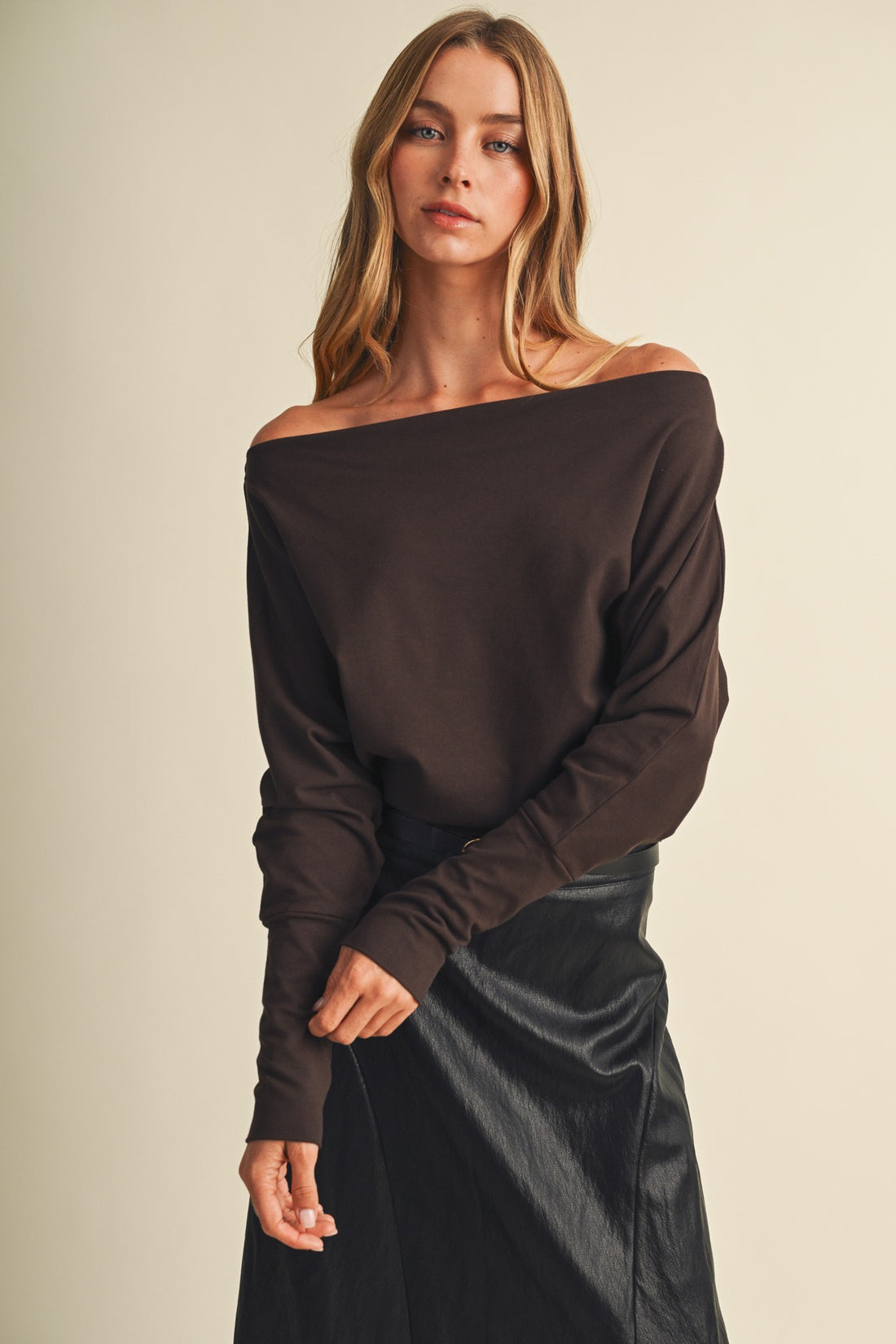 Fall one shoulder top
