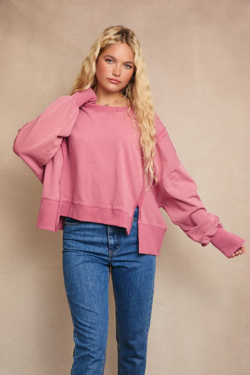 Mauve Cozy Sweatshirt