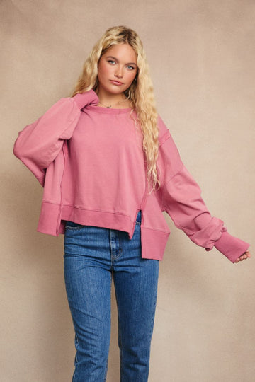 Mauve Cozy Sweatshirt