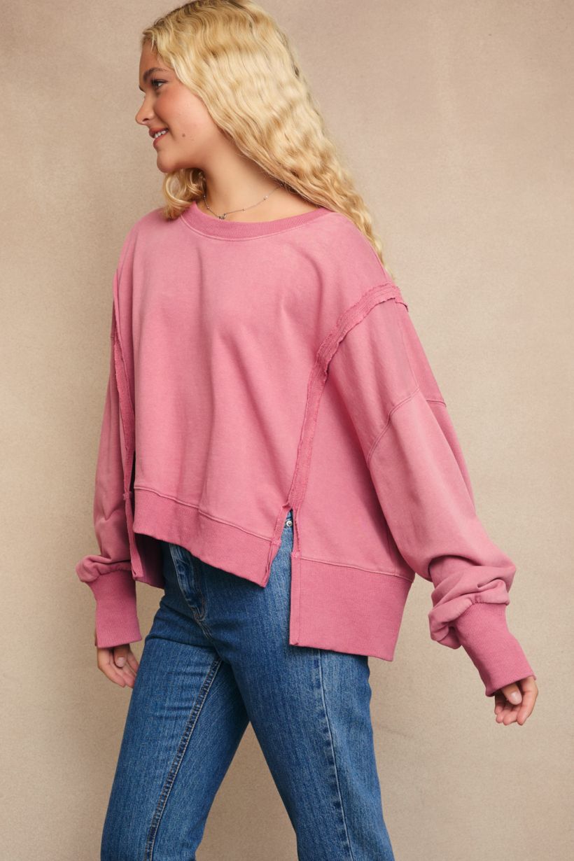 Mauve Cozy Sweatshirt