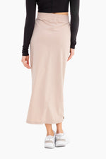 Midi Cargo Skirt with Adjustable Detail