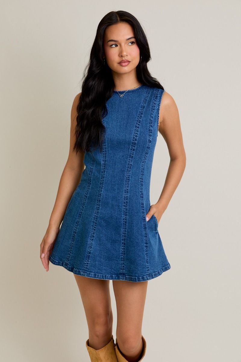 Dark Denim Dress