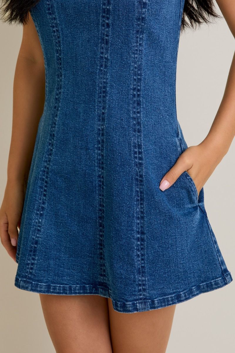 Dark Denim Dress