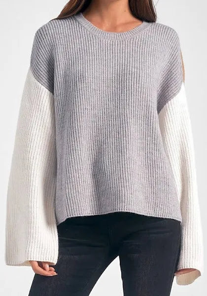 All in One Color-block Sweater