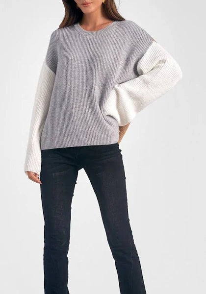 All in One Color-block Sweater