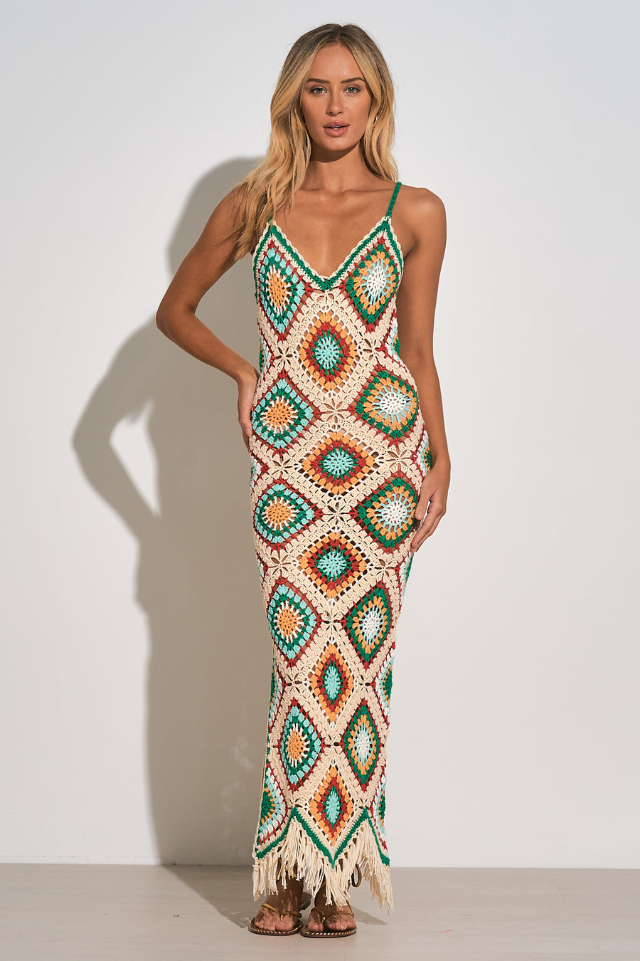 Bahamas Crochet Cover Up Dress