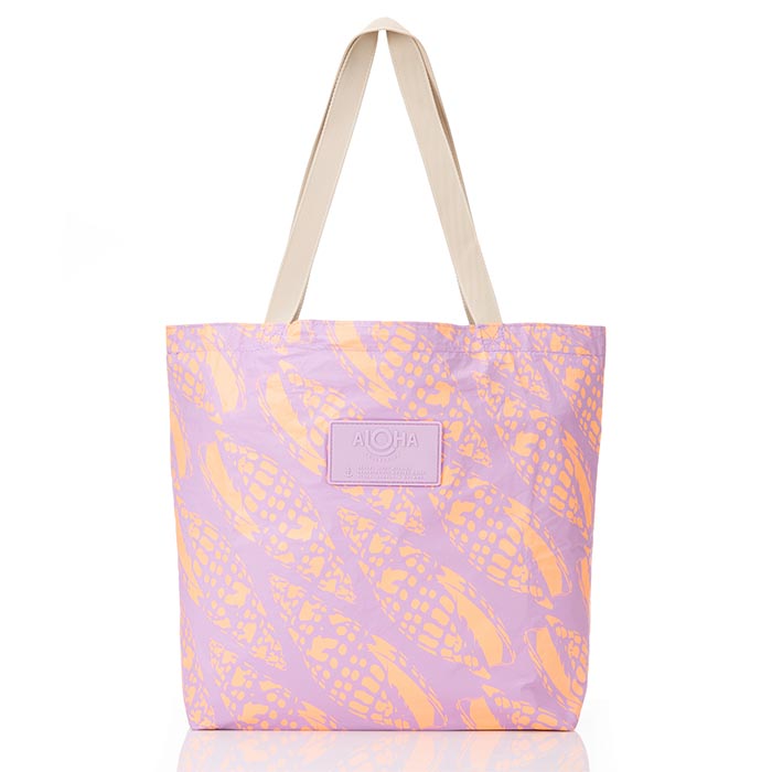 Miter Lineup Nectarine/ Lavande - Reversible Tote