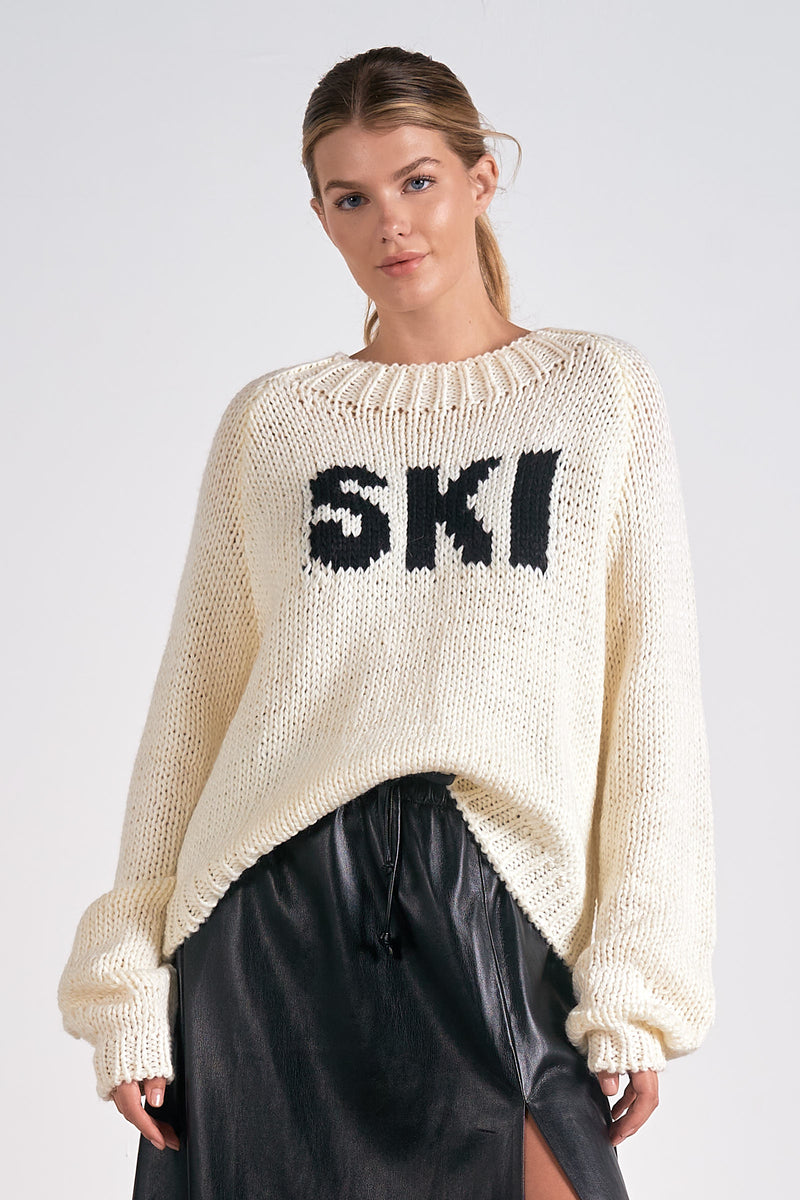 Cream SKI Sweater