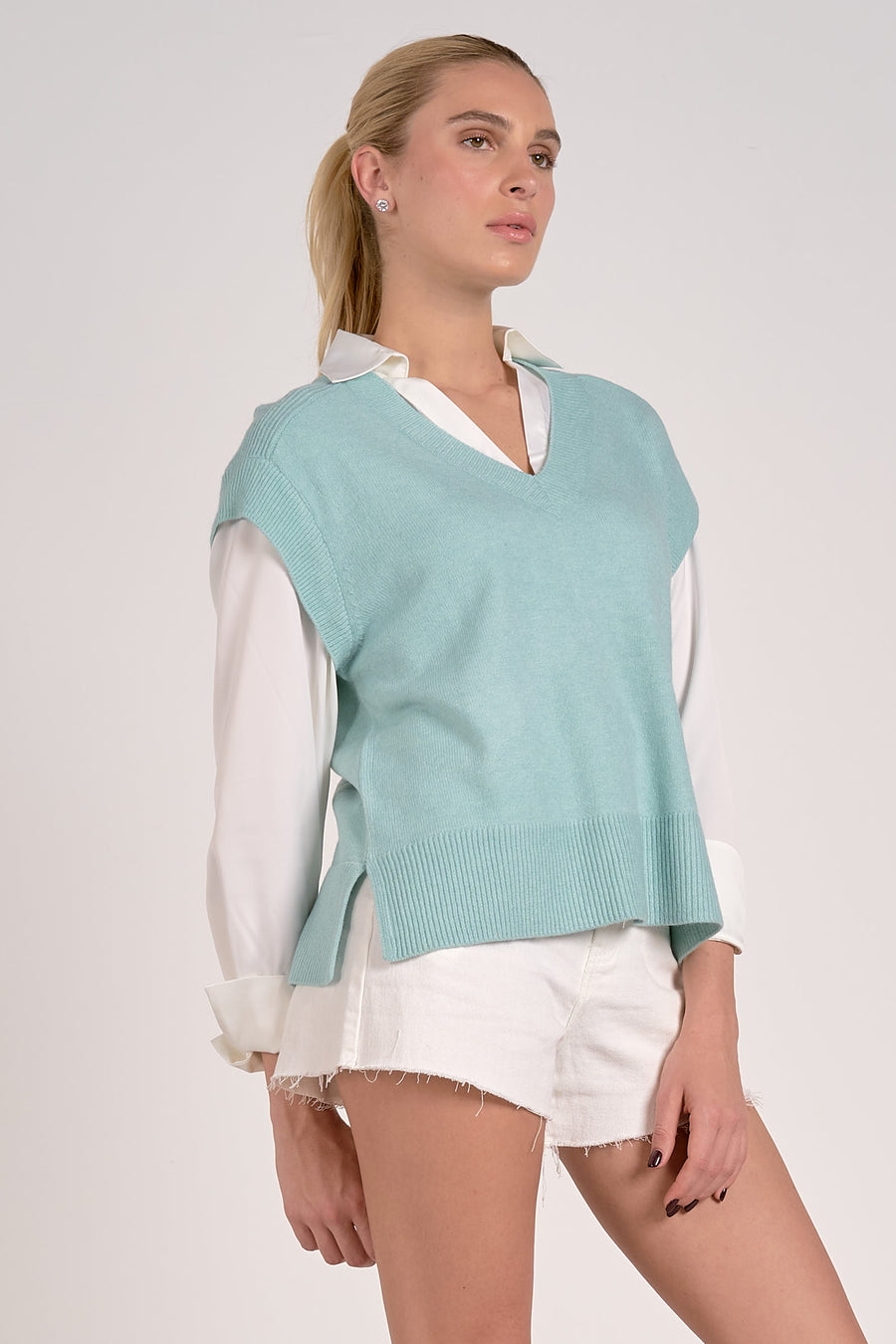 Aqua Business Sweater