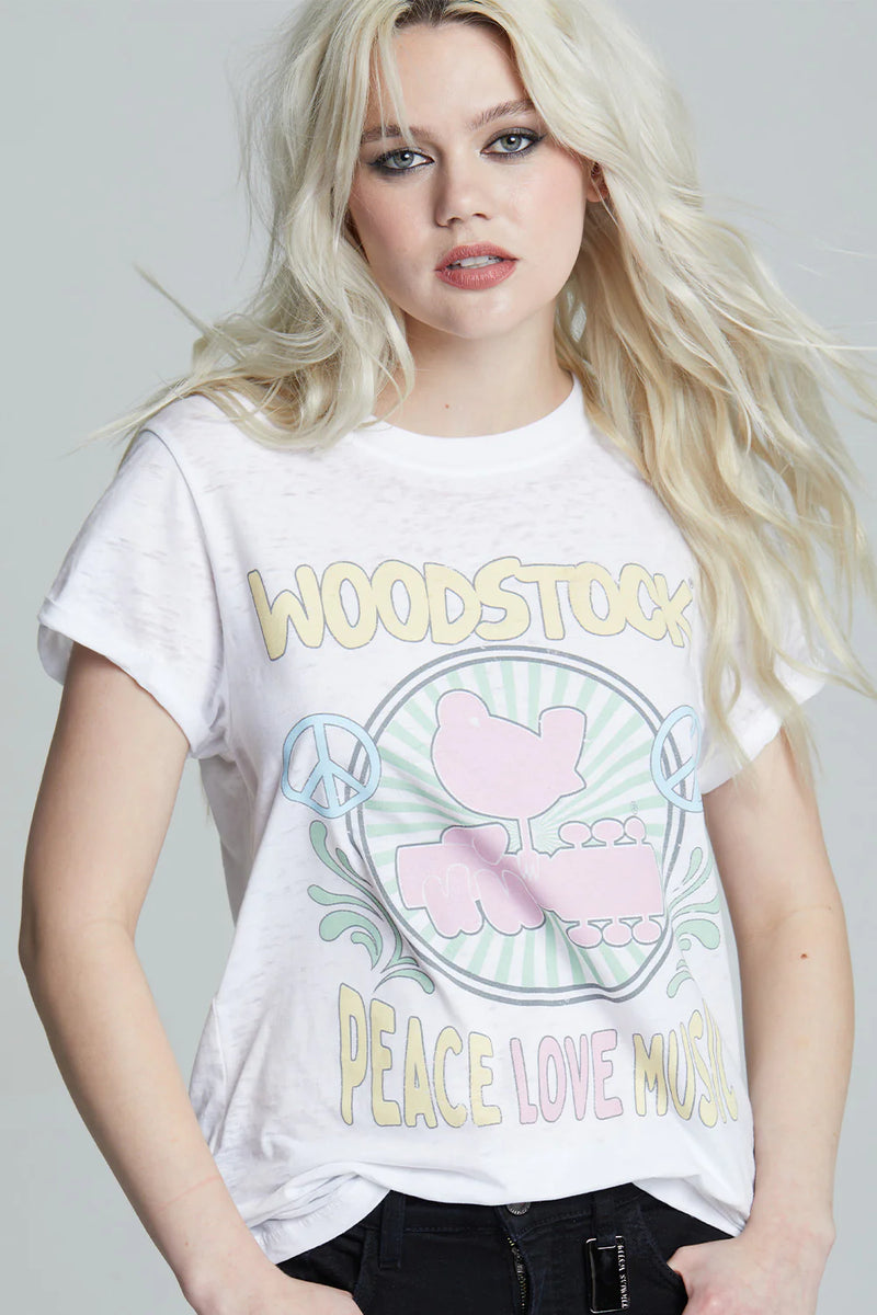 Woodstock - Peach Love Music Tee