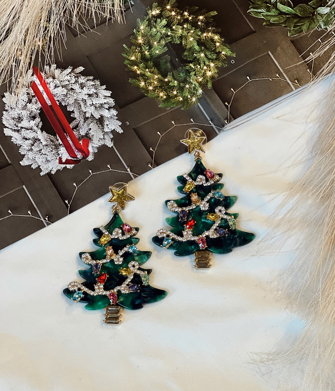 Christmas Tree Earrings
