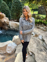 Grey Wash Button Up Boyfriend