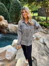 Grey Wash Button Up Boyfriend