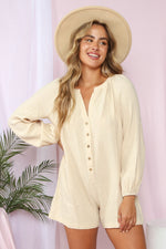 Cover Up with Comfy Woven Romper